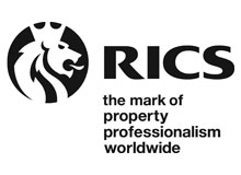 RICS Logo Stacked BLACK 220